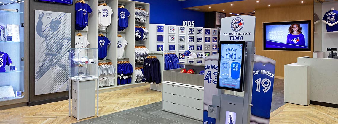 Jays Shop Eaton Centre 零售體驗(yàn)設(shè)計(jì)